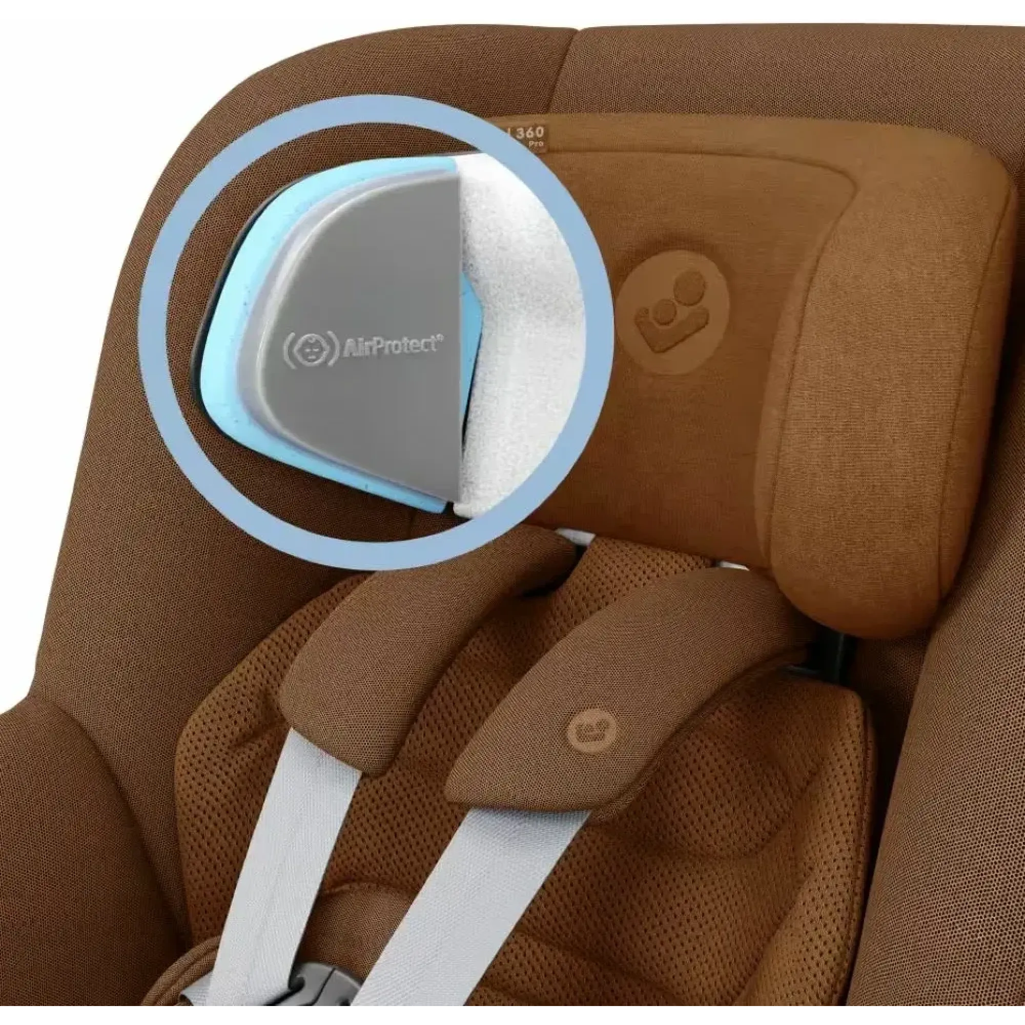 Автокрісло Maxi-Cosi Pearl 360 Pro Authentic Cognac без вкладишу