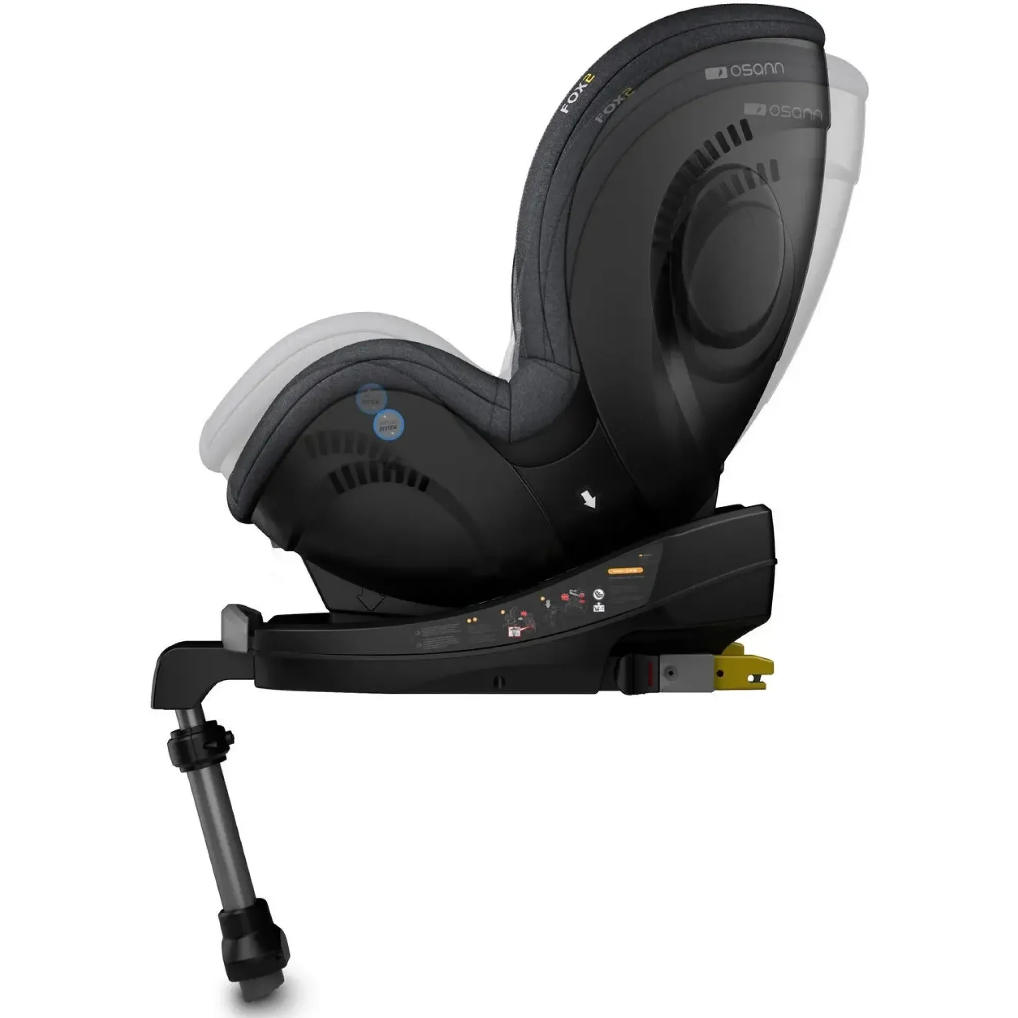 Автокресло Osann Fox2 Universe Grey с системой Isofix