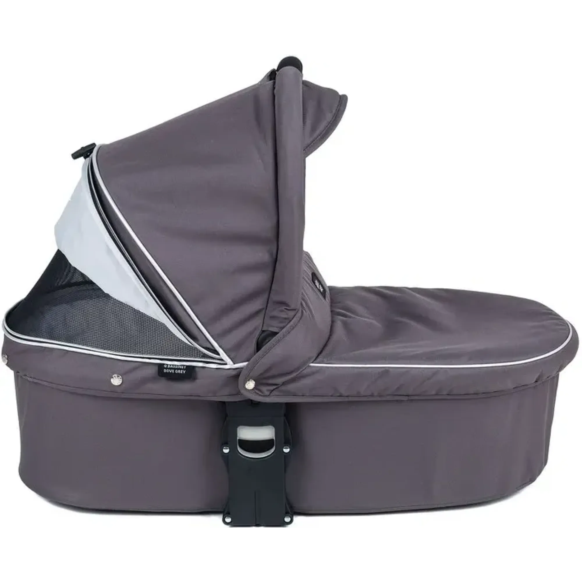 Колиска Valco Baby Q Bassinet для Trimod X, Snap 4 Ultra, Quad X / Dove Grey
