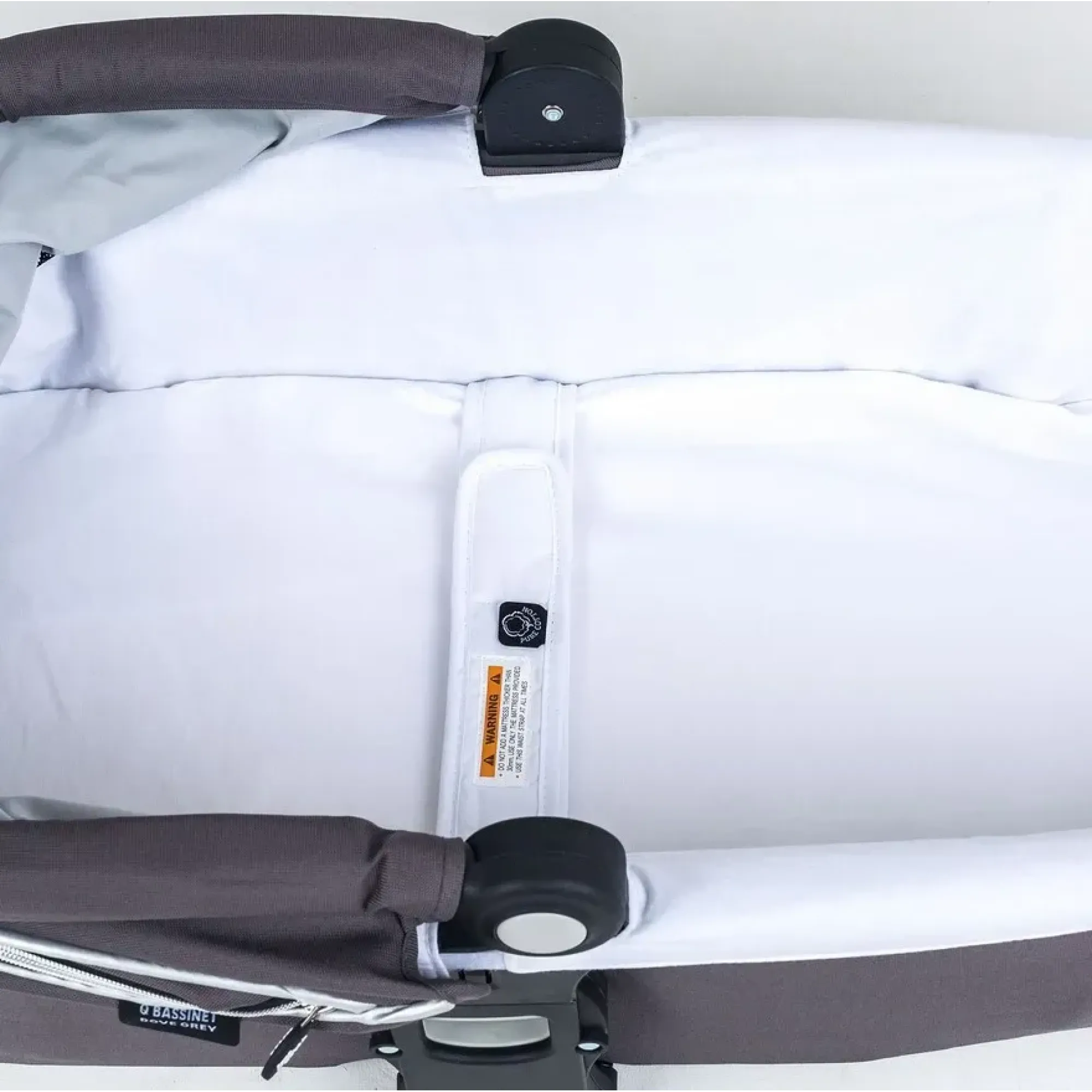 Колиска Valco Baby Q Bassinet для Trimod X, Snap 4 Ultra, Quad X / Dove Grey