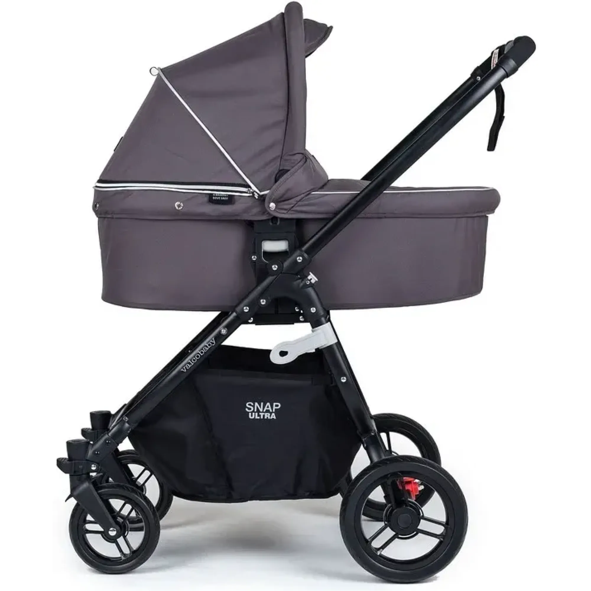 Колиска Valco Baby Q Bassinet для Trimod X, Snap 4 Ultra, Quad X / Dove Grey
