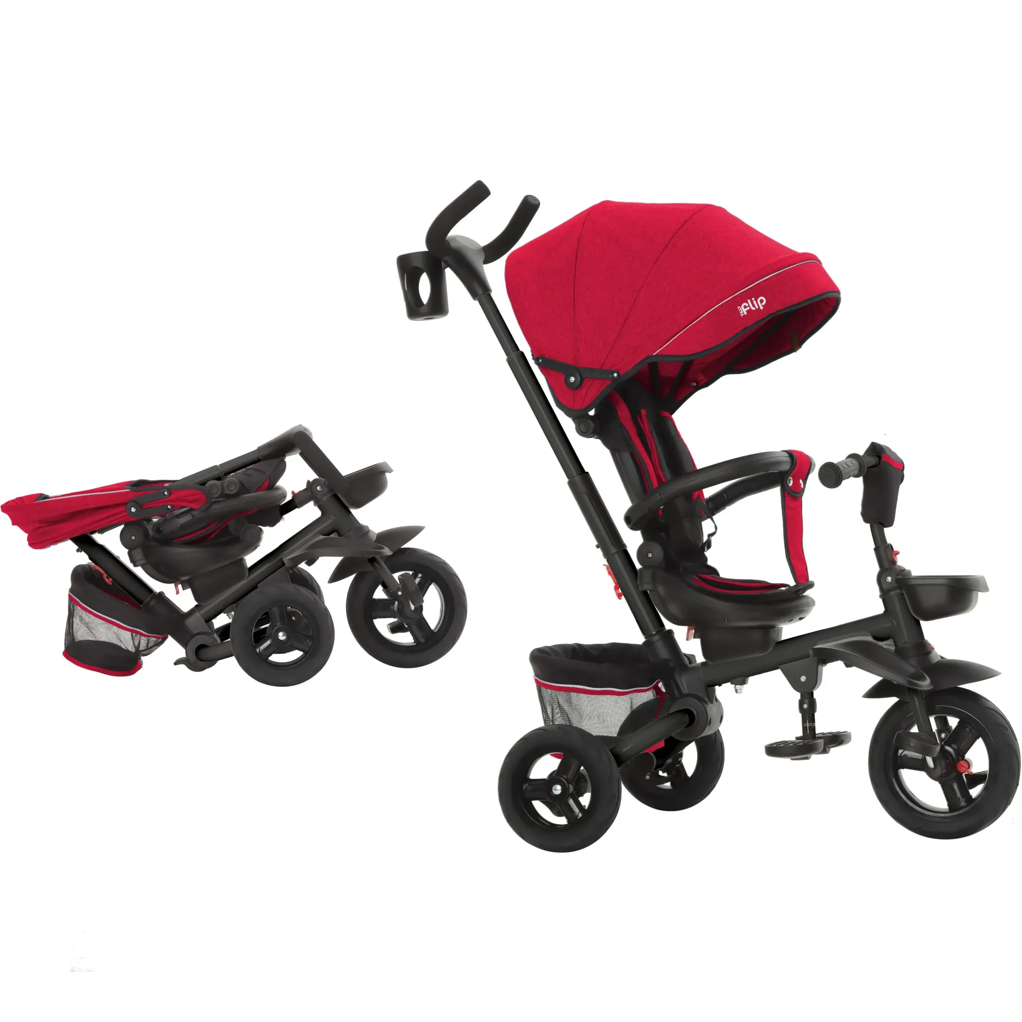 Велосипед триколісний TILLY FLIP T-390/1 Червоний/1/