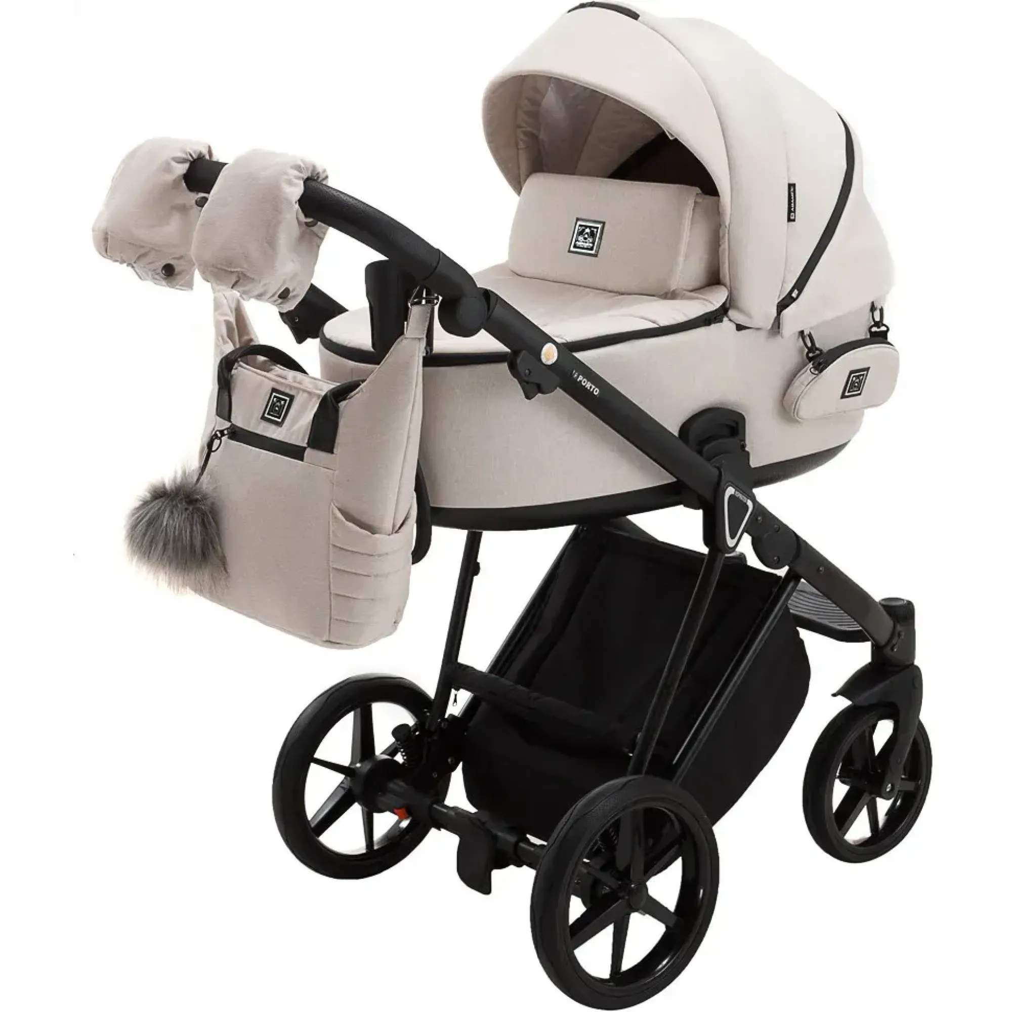 Коляска 2 в 1 Adamex Porto Lux TK-65