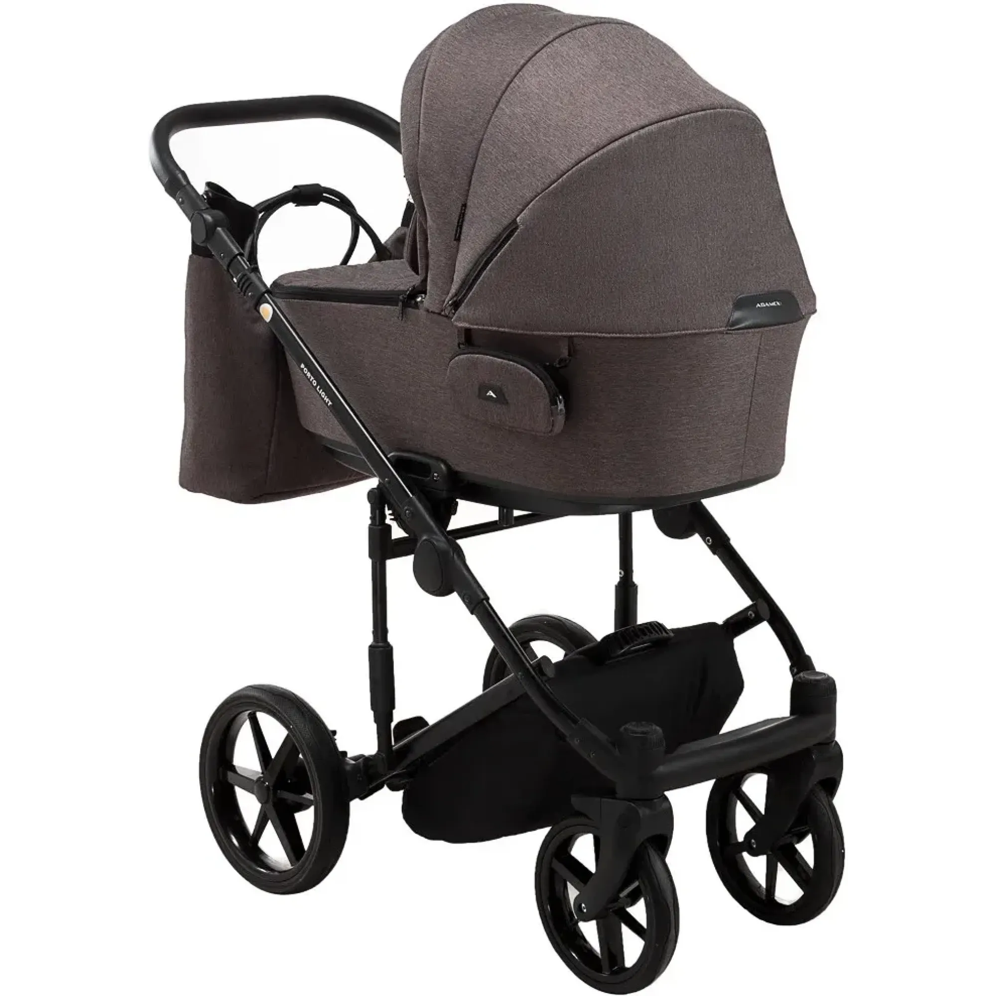 Коляска 2 в 1 Adamex Porto Light Tip TK-21 шоколад