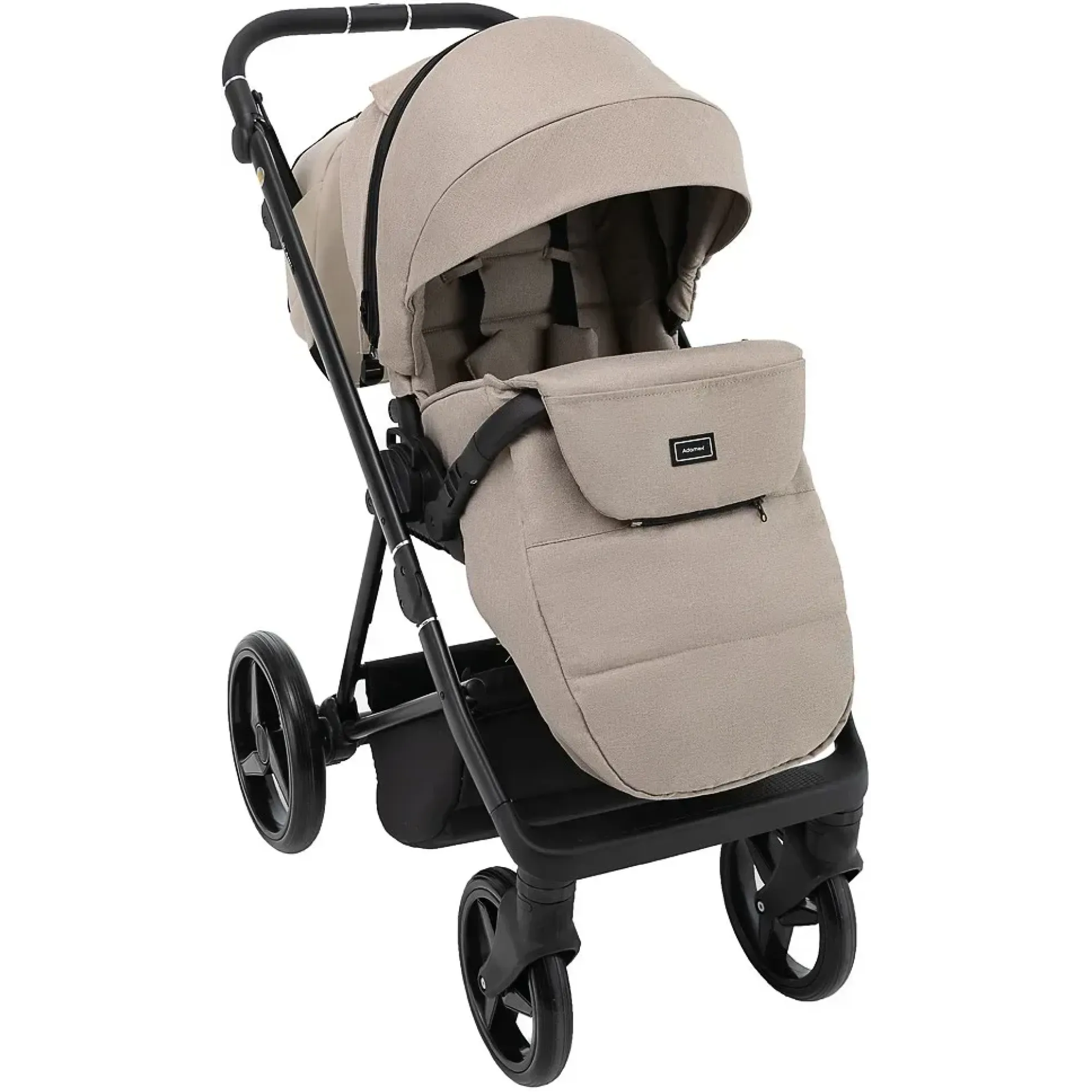 Коляска 2 в 1 Adamex Blanc Lux PS-18