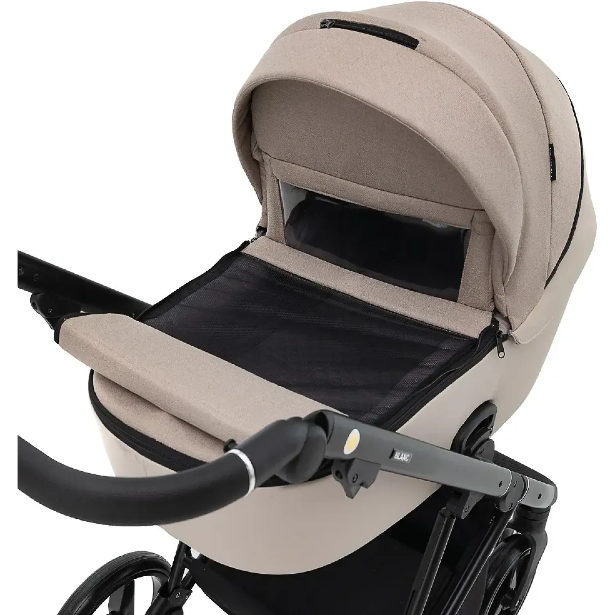 Коляска 2 в 1 Adamex Blanc Lux PS-18