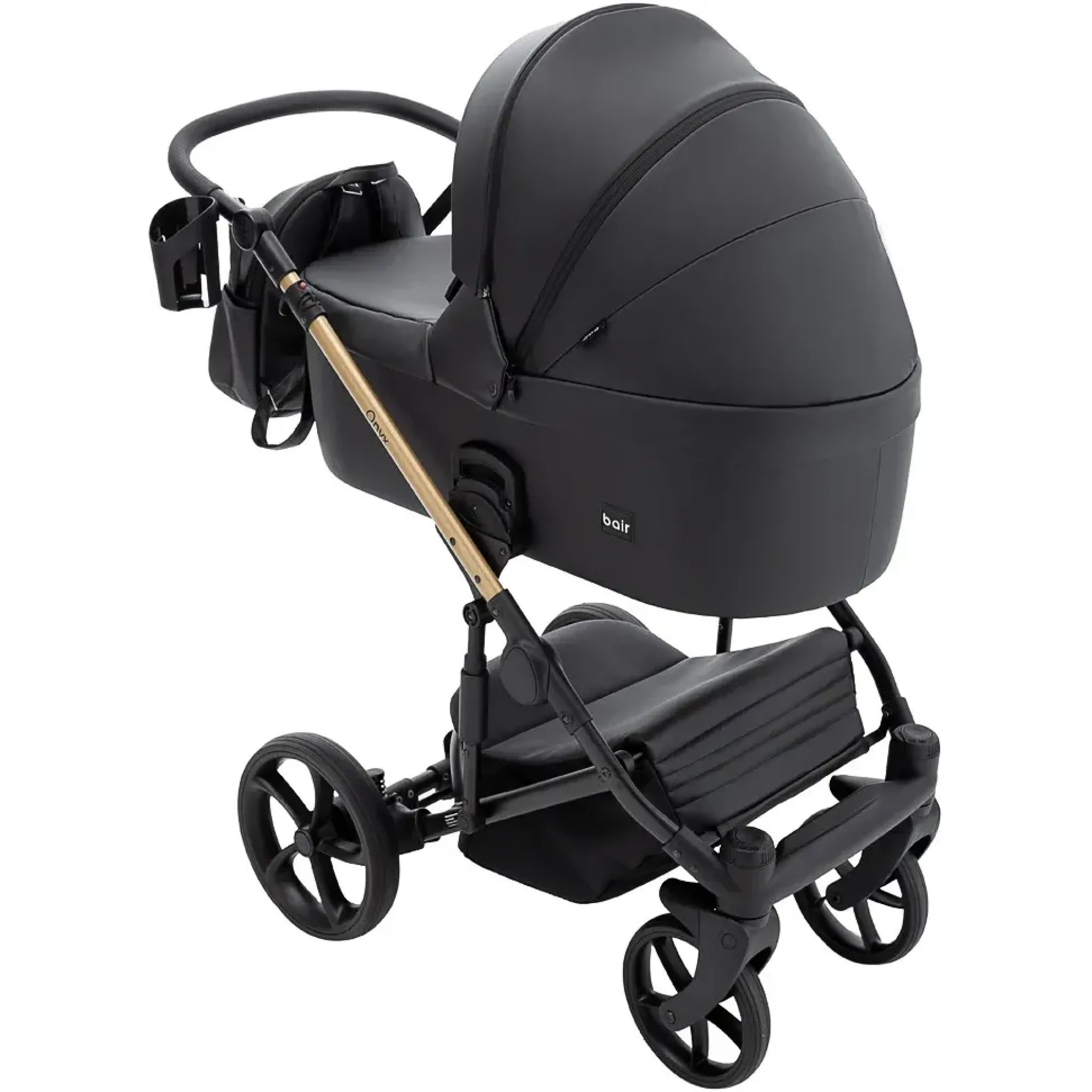 Коляска 2 в 1 Bair Onyx ECO OE-01 чорний
