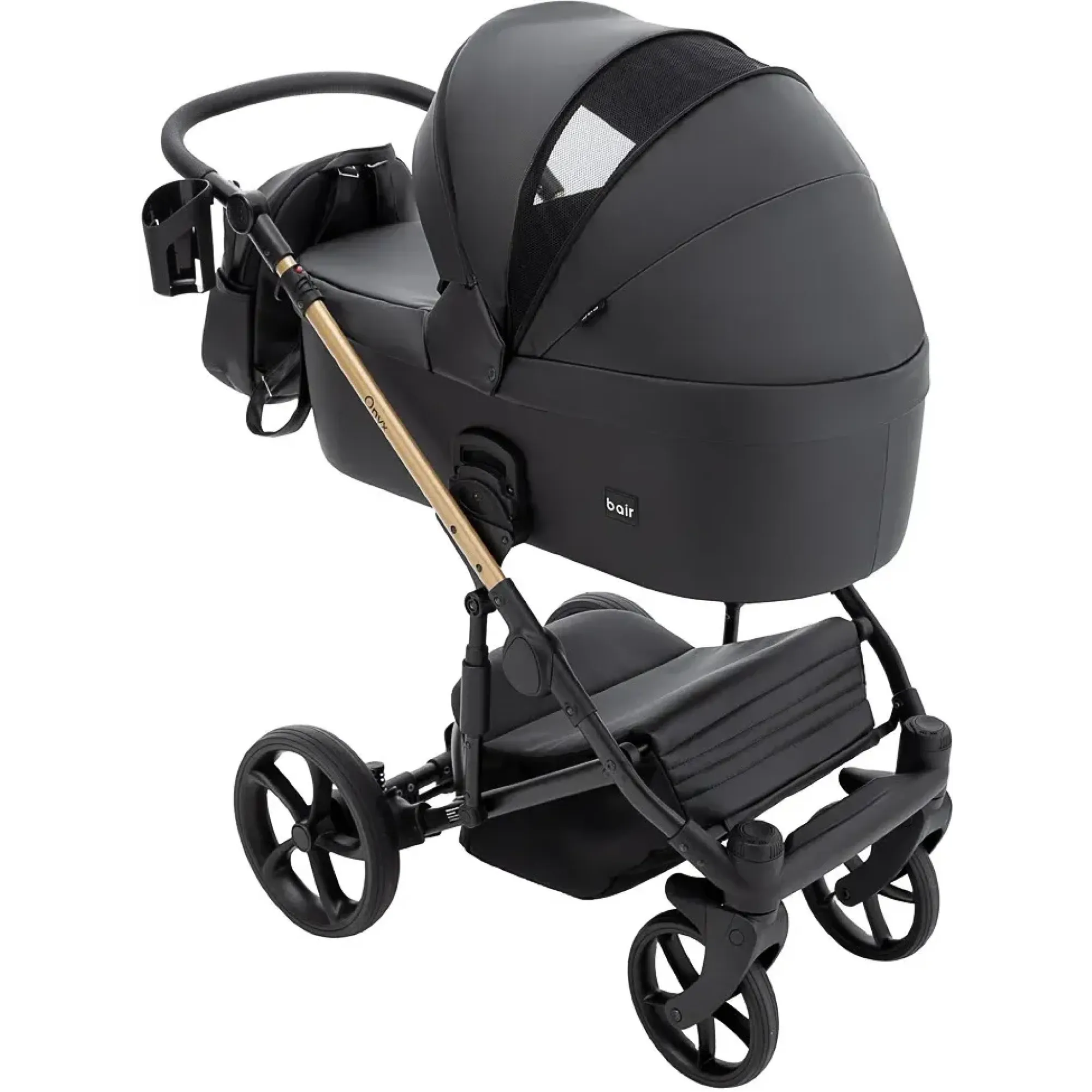 Коляска 2 в 1 Bair Onyx ECO OE-01 чорний