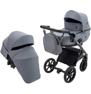 Коляска 2 в 1 Bair Kiwi Plus Soft BKP-218 сірий