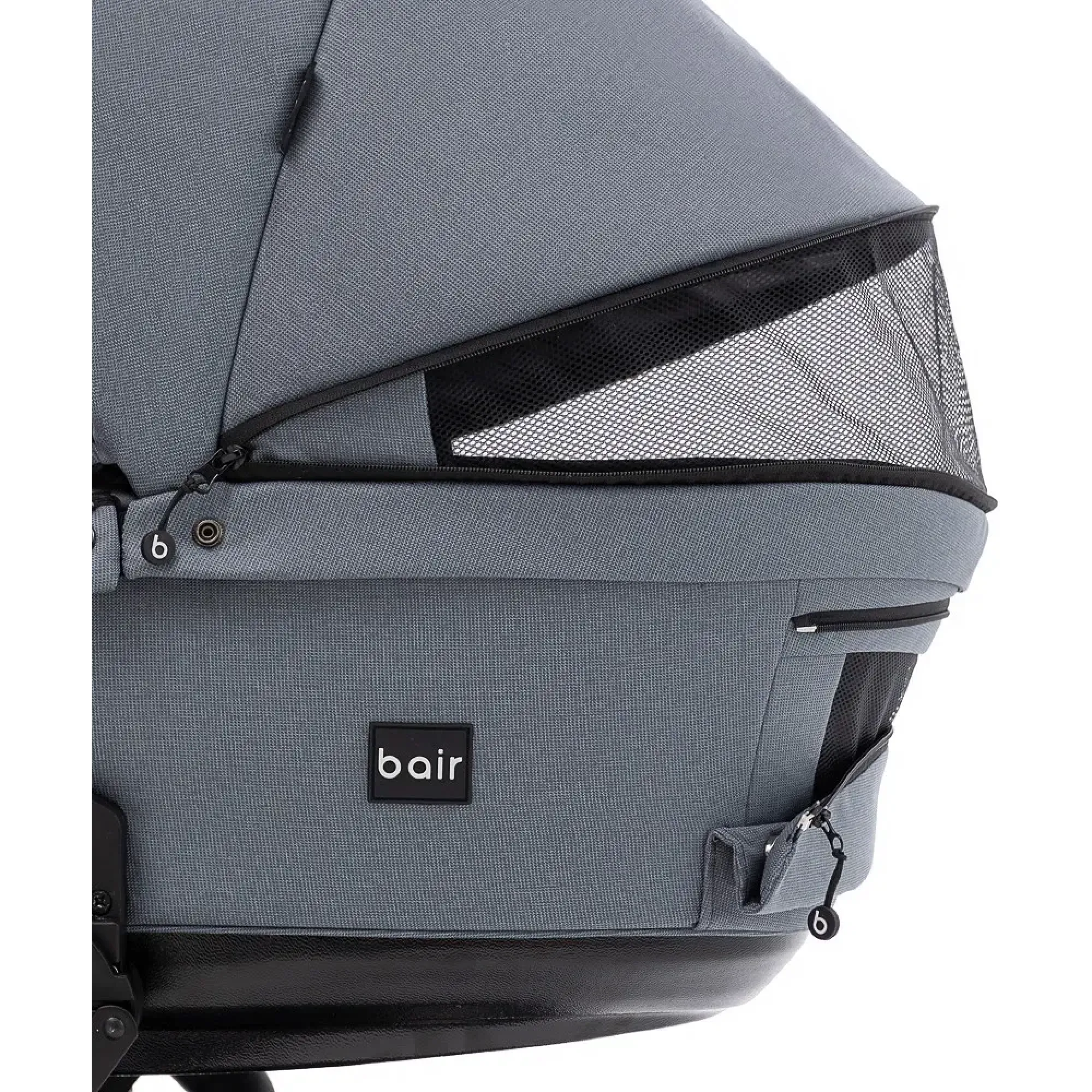 Коляска 2 в 1 Bair Kiwi Plus Soft BKP-218 сірий