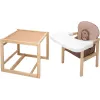 Стільчик-трансформер Babyroom Пеппі-230 eko капучино / шоколад (їжачок, серця)