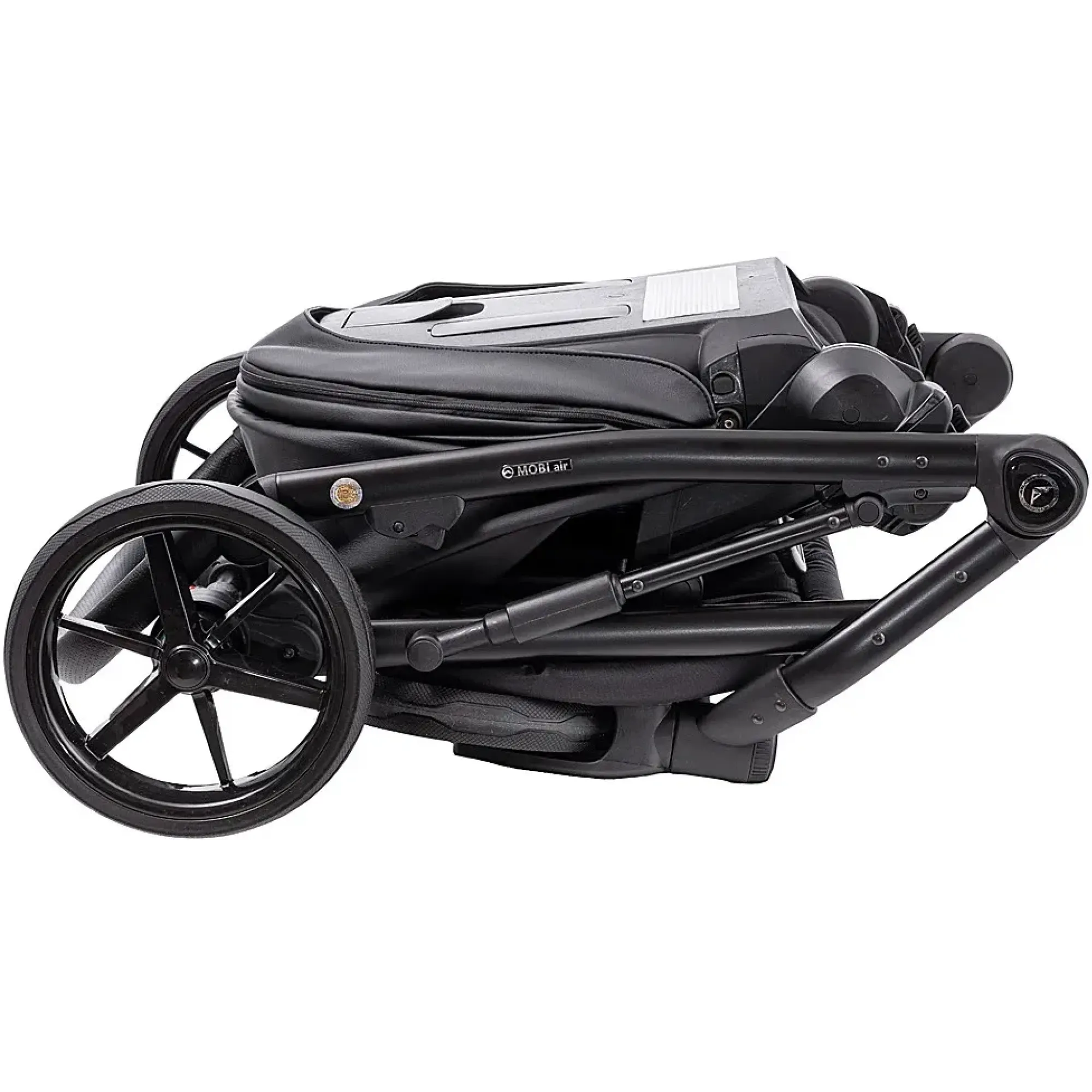 Коляска 2 в 1 Adamex Mobi Air Thermo New ECO SA-2 чорний