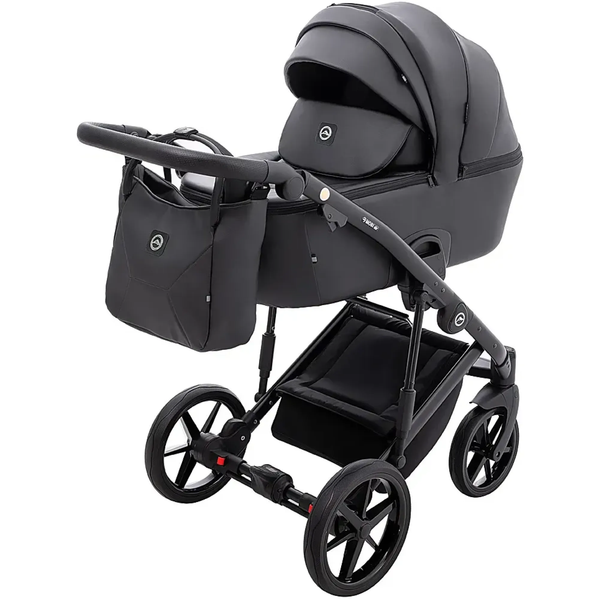 Коляска 2 в 1 Adamex Mobi Air Thermo New ECO SA-2 чорний
