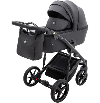 Коляска 2 в 1 Adamex Mobi Air Thermo New ECO SA-2 чорний