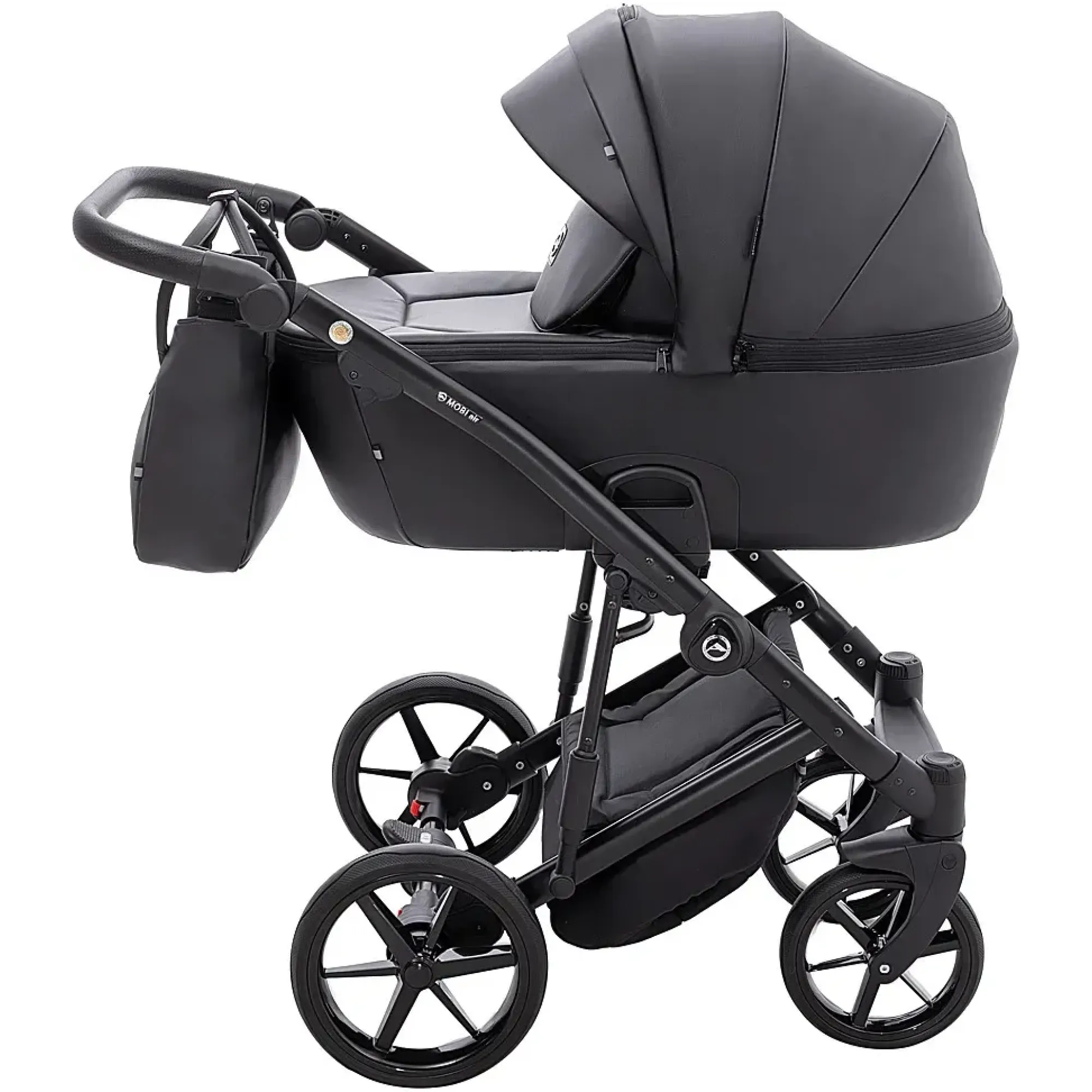 Коляска 2 в 1 Adamex Mobi Air Thermo New ECO SA-2 чорний