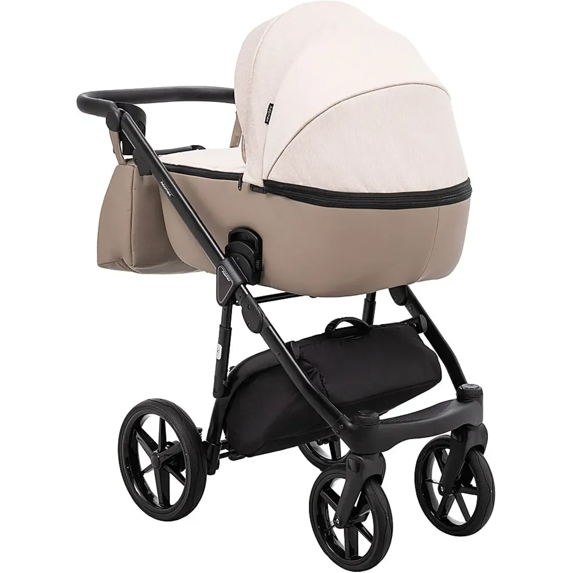 Коляска 2 в 1 Adamex Nola PS-160 бежевий / капучино