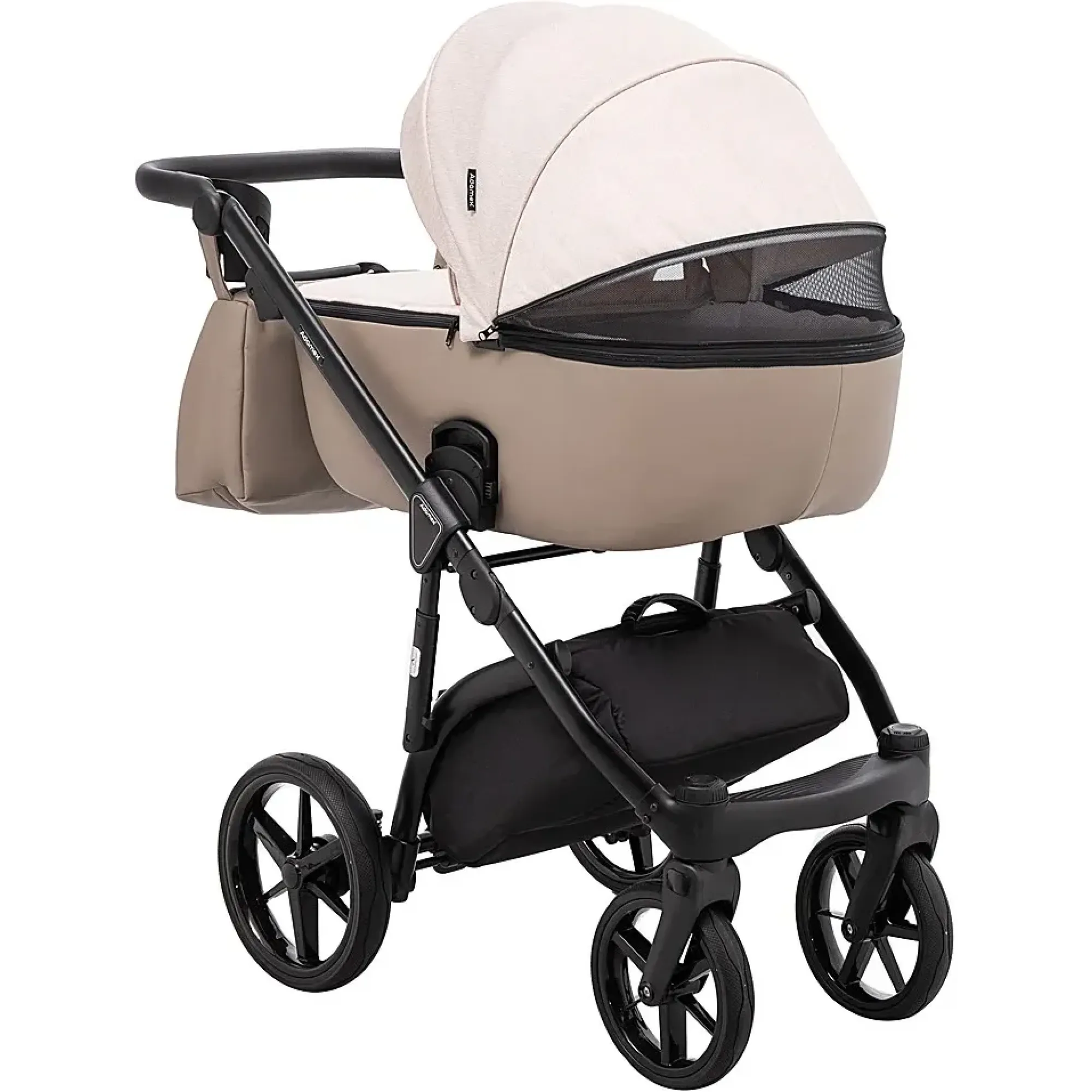 Коляска 2 в 1 Adamex Nola PS-160 бежевий / капучино