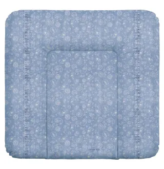 Повивальний матрац мʼякий Ceba Baby Soft medium changing mat (75x72 cm) W-144-119-592 denim style boho blue