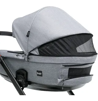 Коляска 2 в 1 для двійні Bair Kiwi DUO Soft BKP-218 сірий