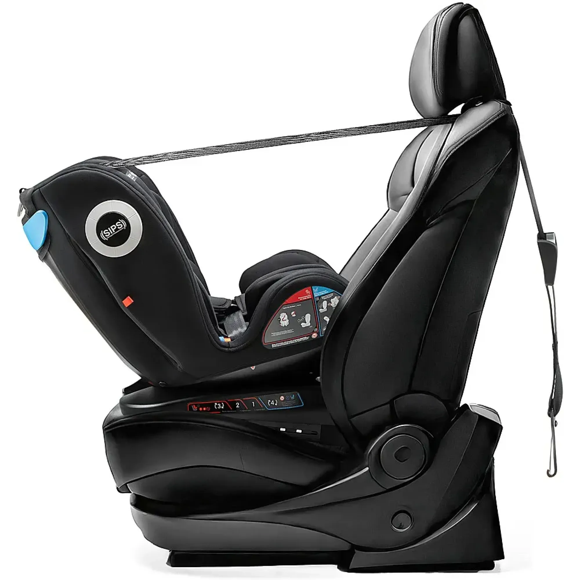 Автокрісло Bair i-Drive 360 Iso-fix TB-01 total black