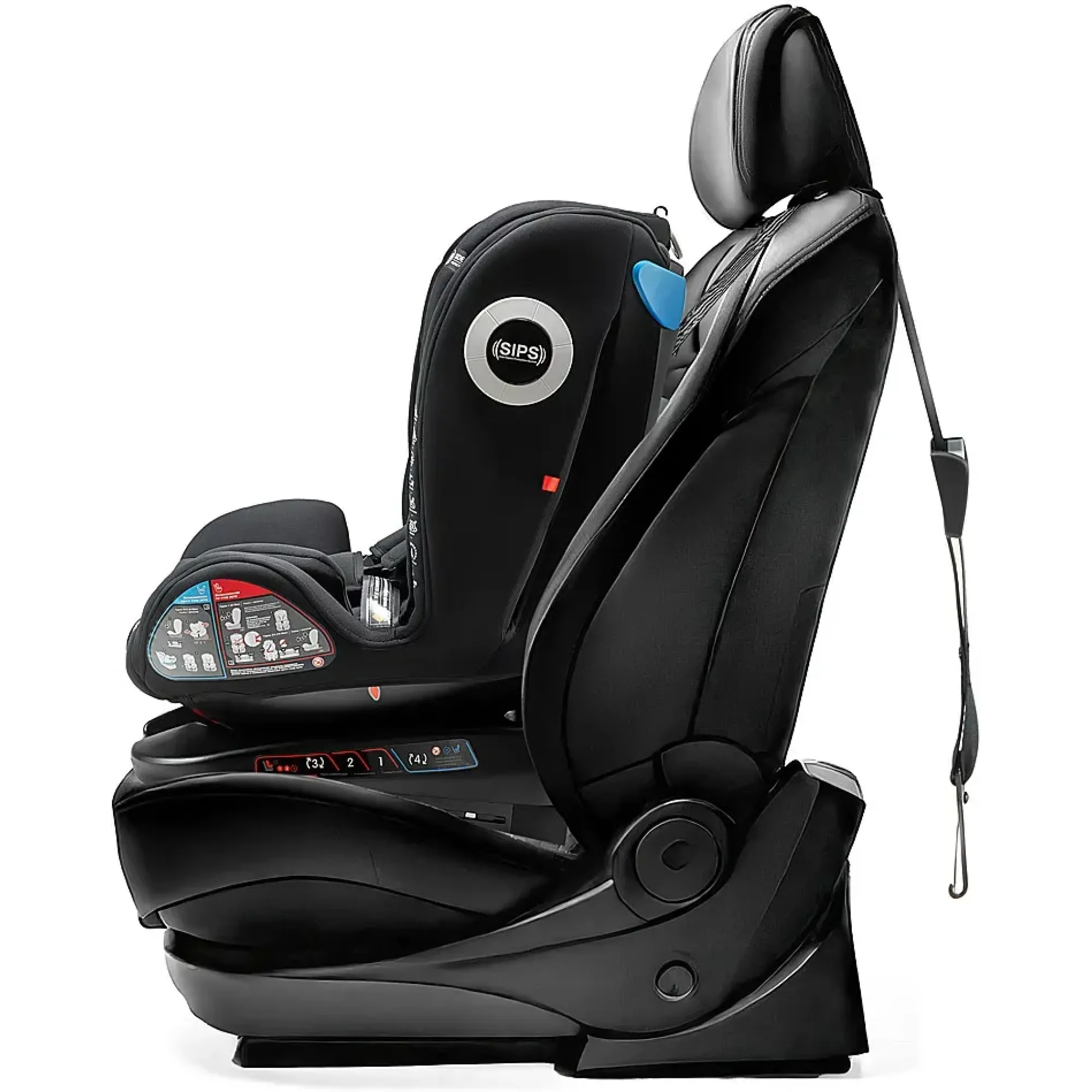 Автокрісло Bair i-Drive 360 Iso-fix TB-01 total black