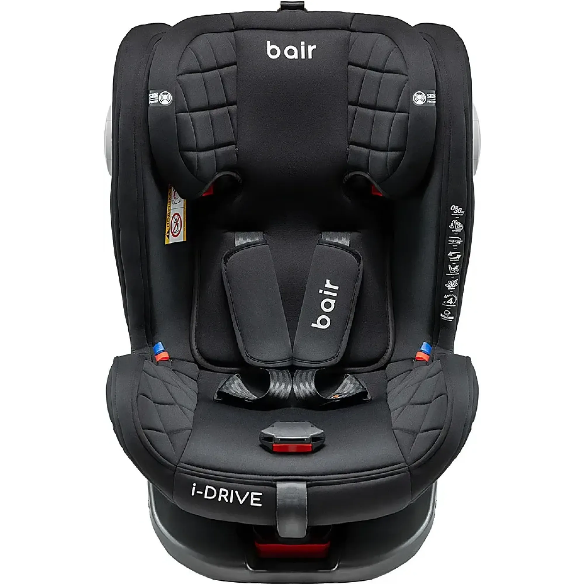 Автокрісло Bair i-Drive 360 Iso-fix TB-01 total black