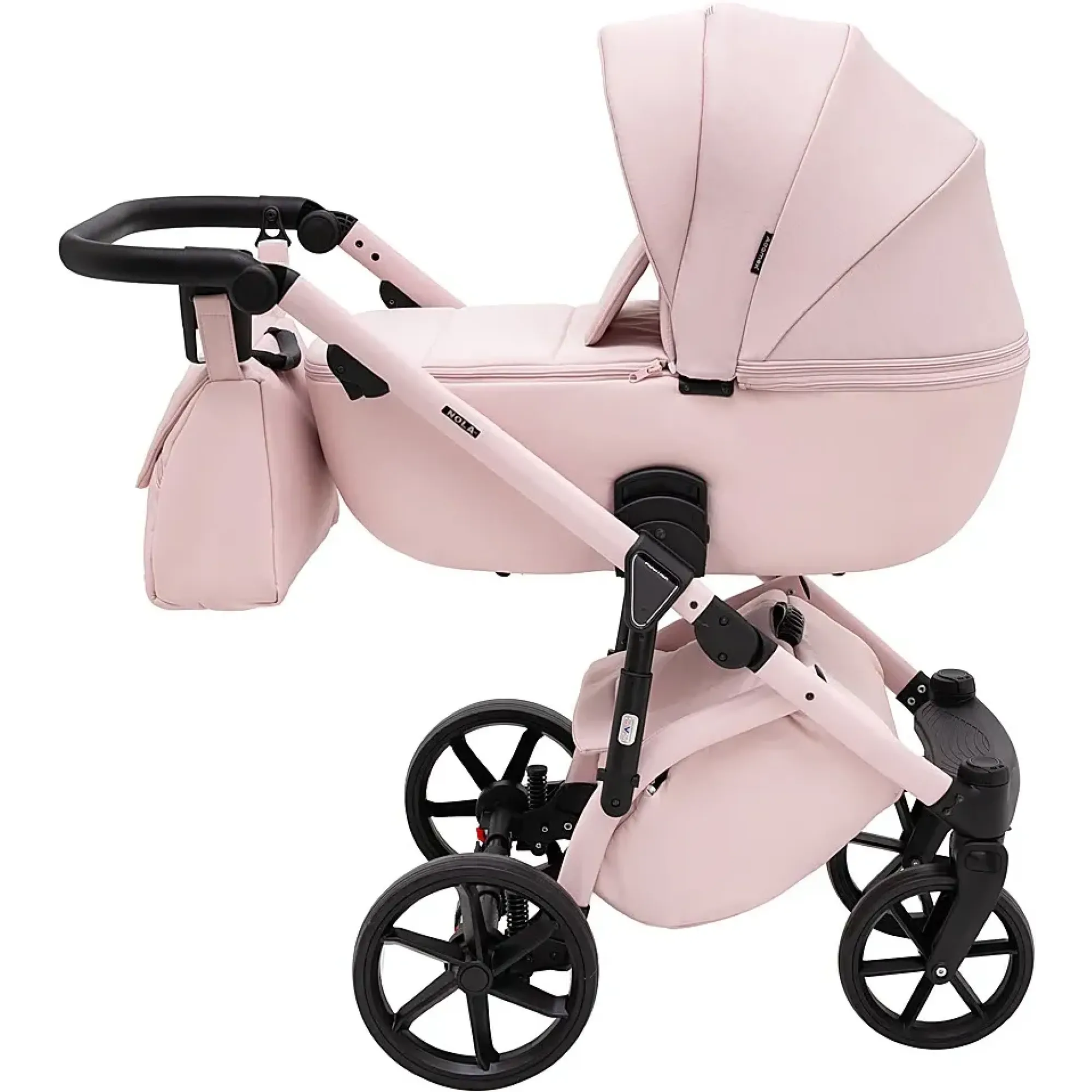 Коляска 2 в 1 Adamex Nola Natura 2 rose