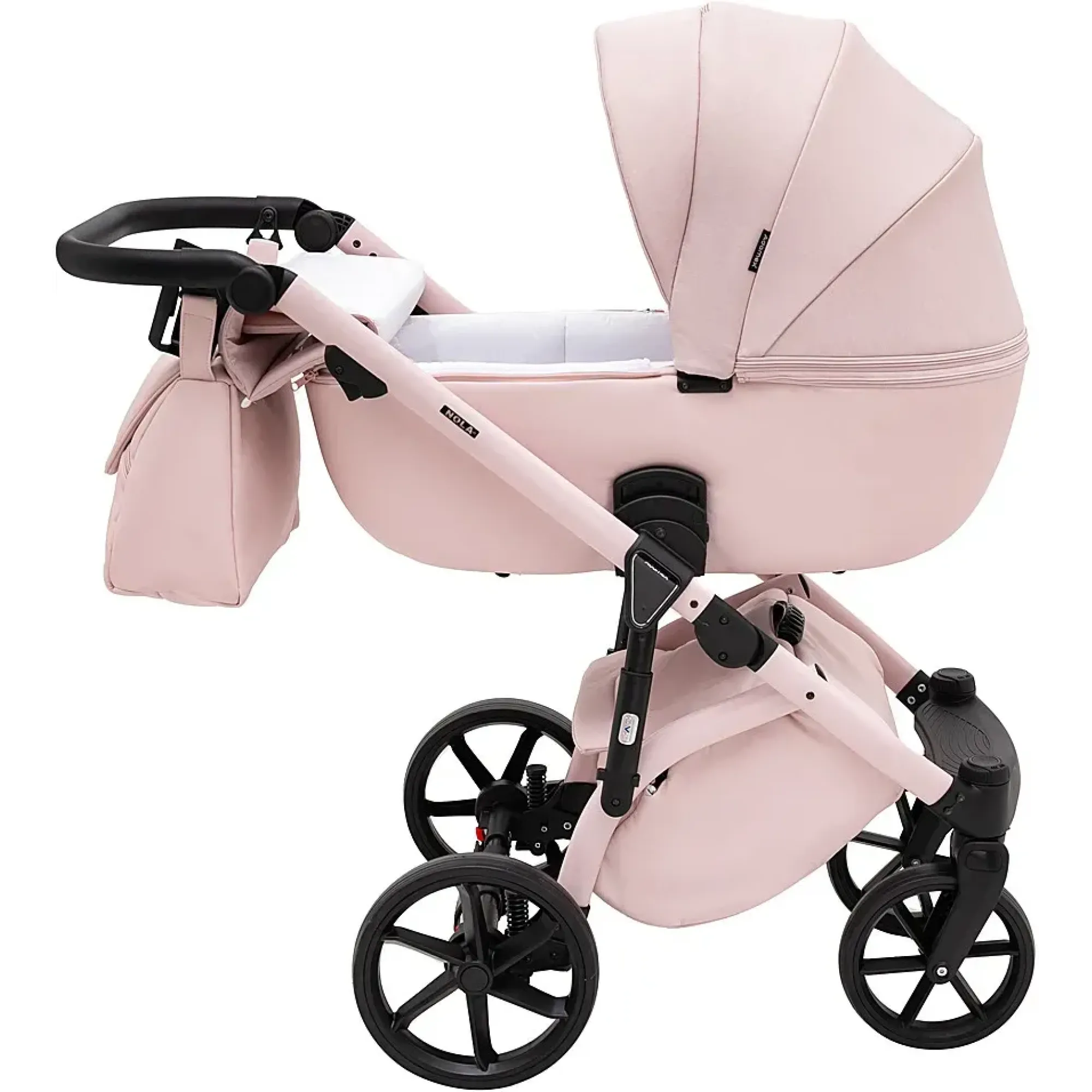 Коляска 2 в 1 Adamex Nola Natura 2 rose