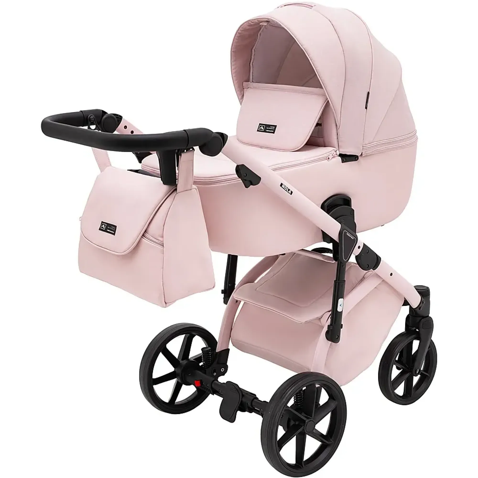 Коляска 2 в 1 Adamex Nola Natura 2 rose