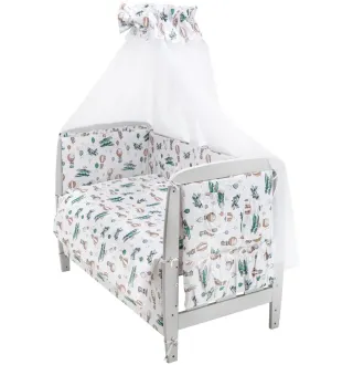 Дитяча постіль Babyroom Gold RG-08 білий (літаки, повітряні кулі)