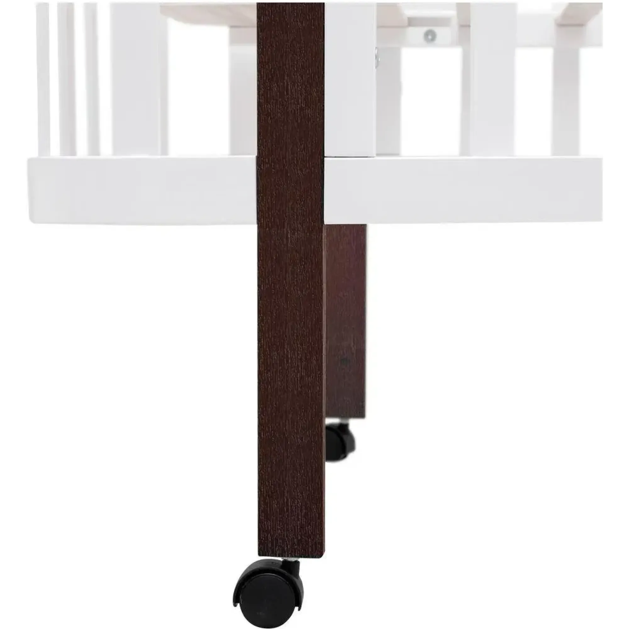 Ліжко Babyroom Місяць LU-1 білий / венге