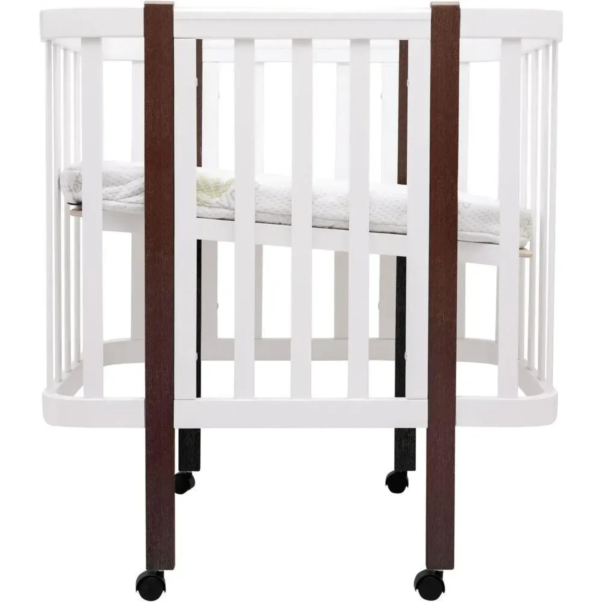 Ліжко Babyroom Місяць LU-1 білий / венге