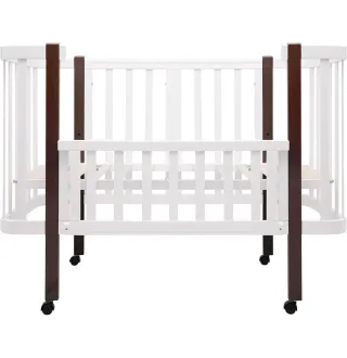 Ліжко Babyroom Місяць LU-1 білий / венге