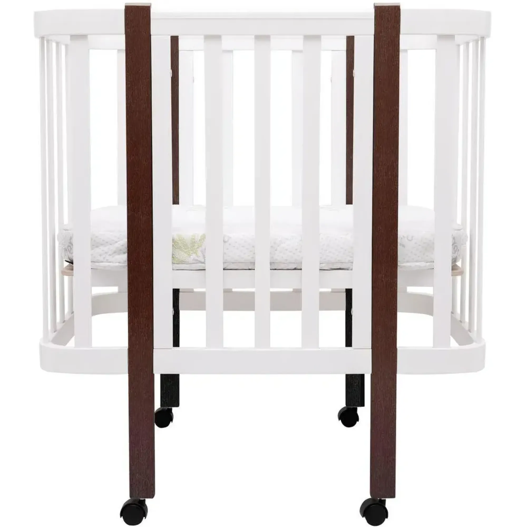 Ліжко Babyroom Місяць LU-1 білий / венге