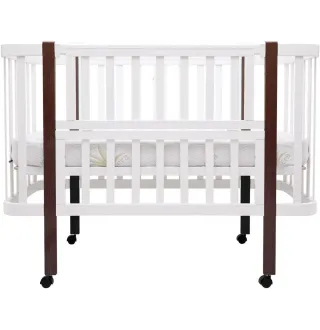 Ліжко Babyroom Місяць LU-1 білий / венге