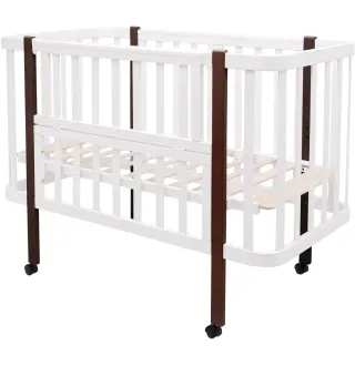Ліжко Babyroom Місяць LU-1 білий / венге