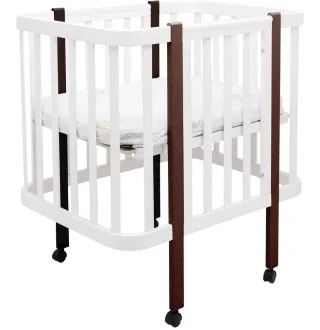 Ліжко Babyroom Місяць LU-1 білий / венге