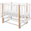 Ліжко Babyroom Місяць LU-2 маятник білий / натуральний