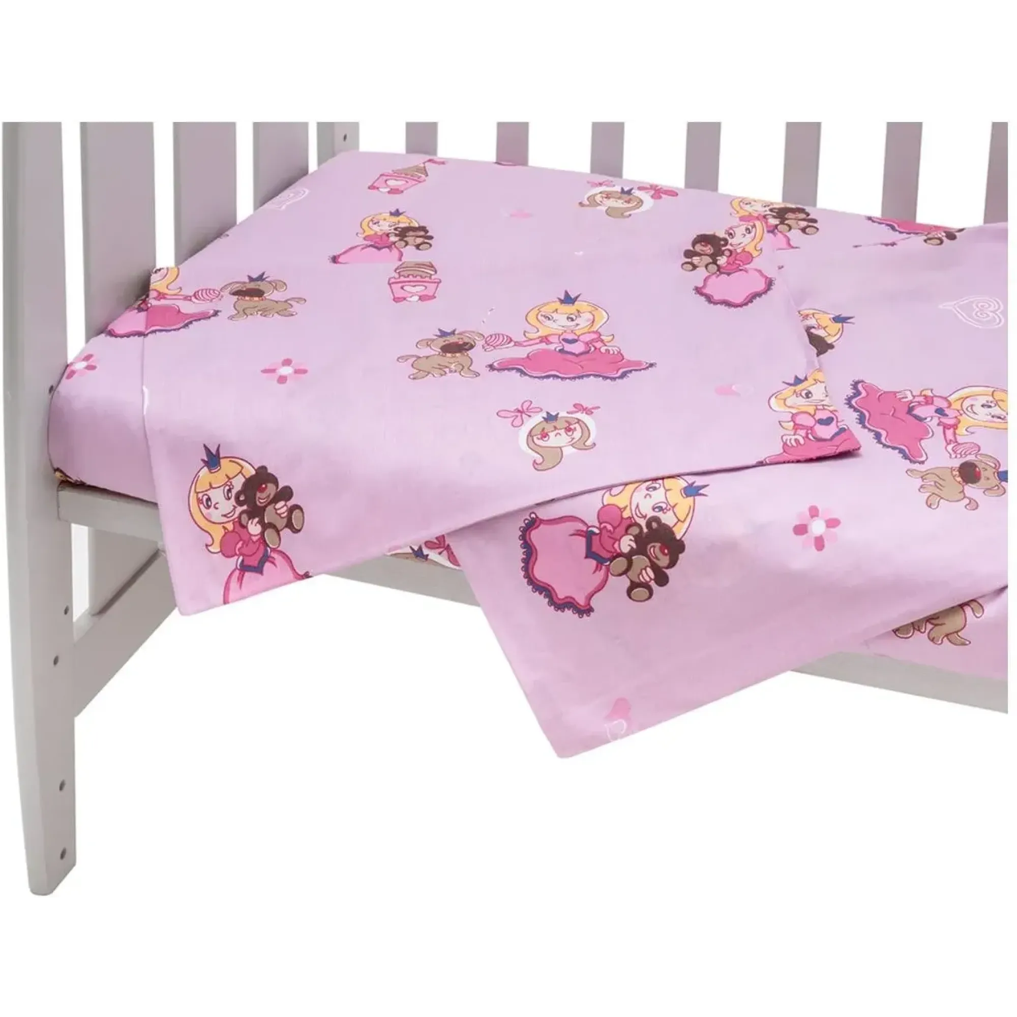 Змінний комплект Babyroom Gold RG-08 рожевий (принцеса з собачкою)