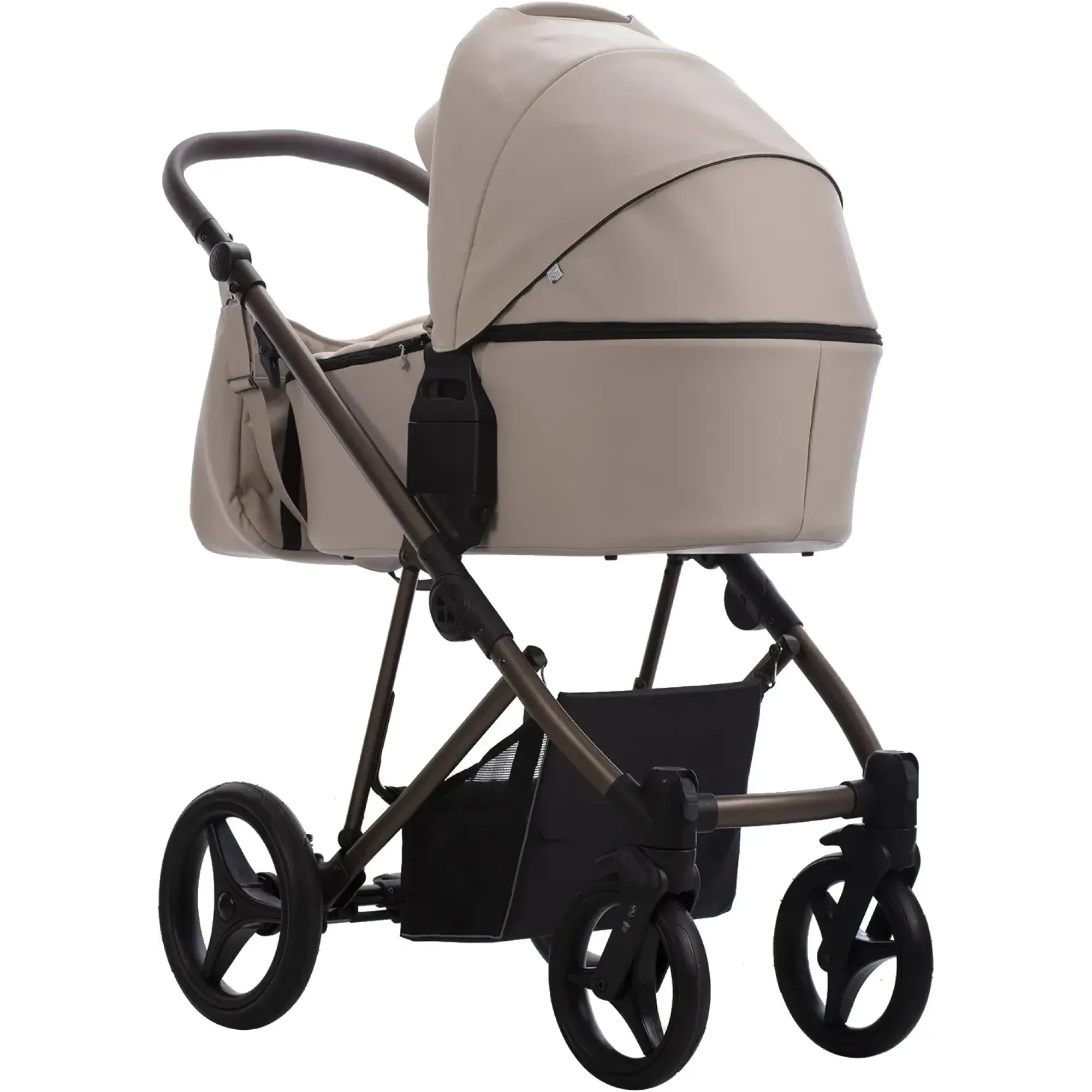 Коляска 2в1 Bebetto Flavio Choco Pro 02 Капучино (екошкіра)