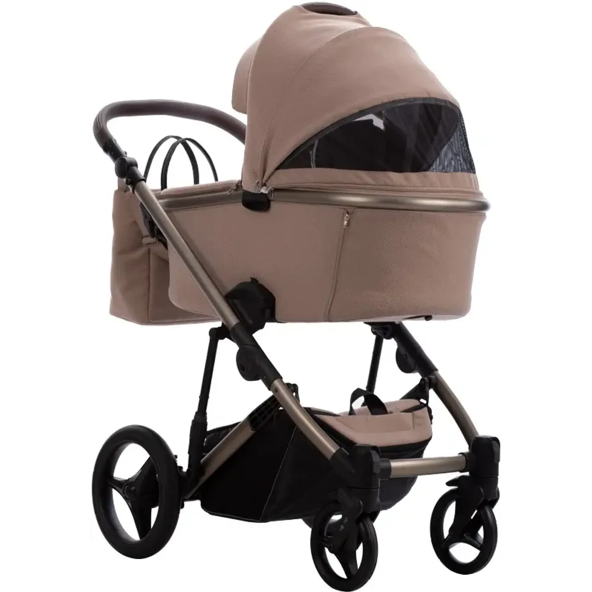 Коляска 2в1 Bebetto Loren Premium Class Sand 02