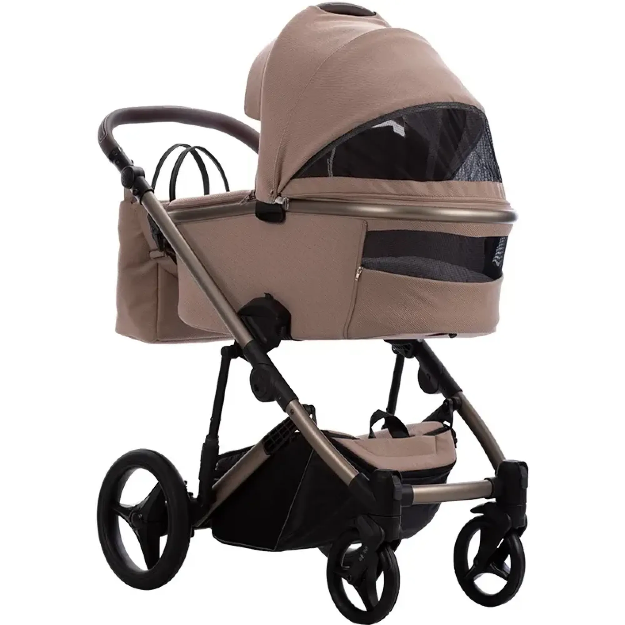 Коляска 2в1 Bebetto Loren Premium Class Sand 02