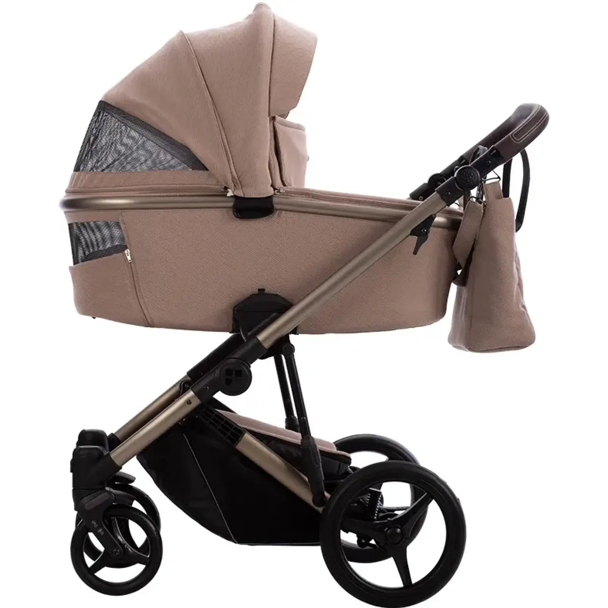 Коляска 2в1 Bebetto Loren Premium Class Sand 02