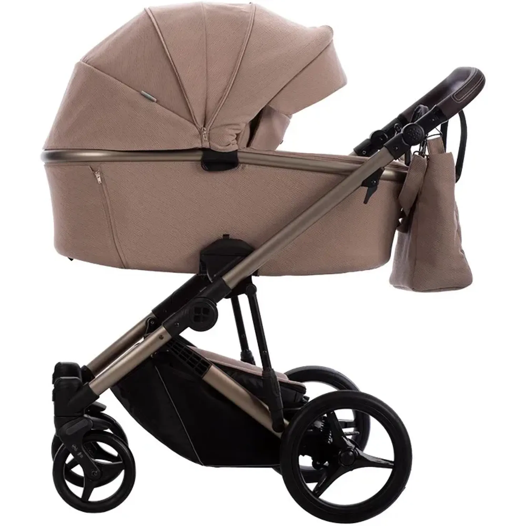 Коляска 2в1 Bebetto Loren Premium Class Sand 02