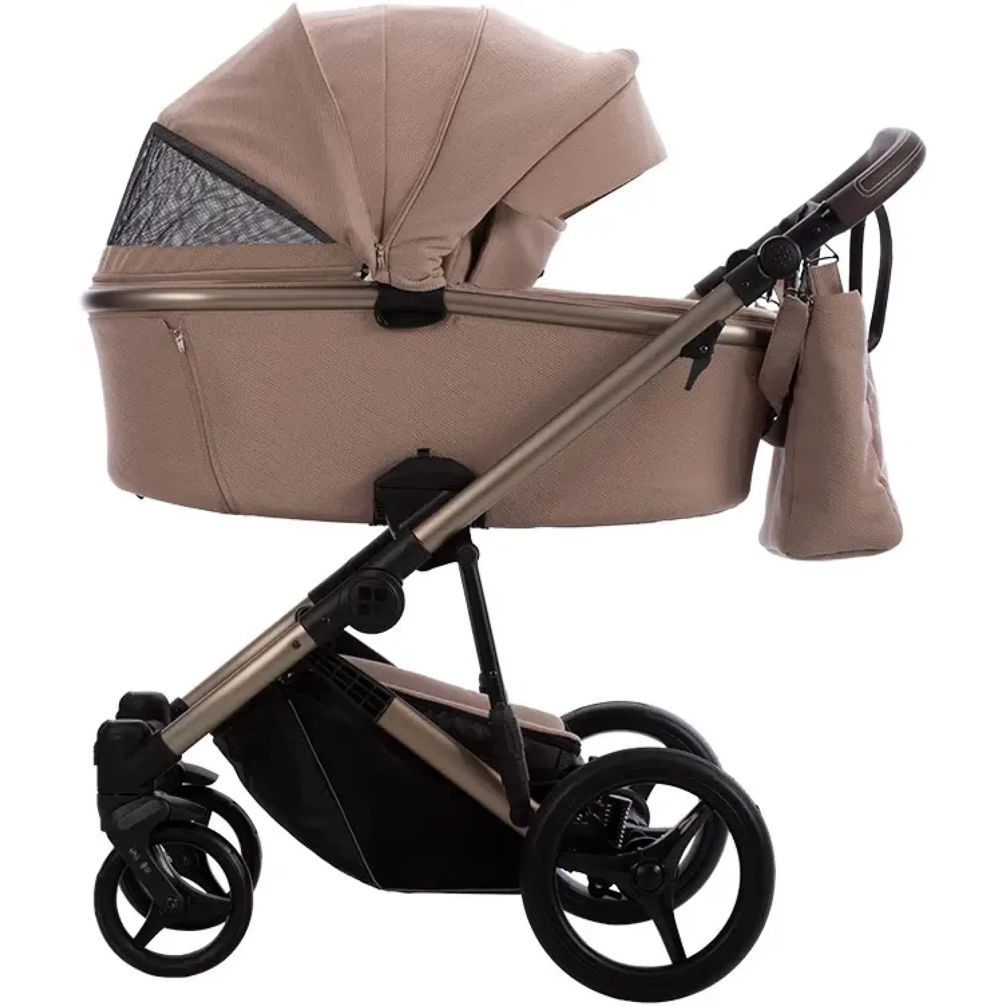 Коляска 2в1 Bebetto Loren Premium Class Sand 02
