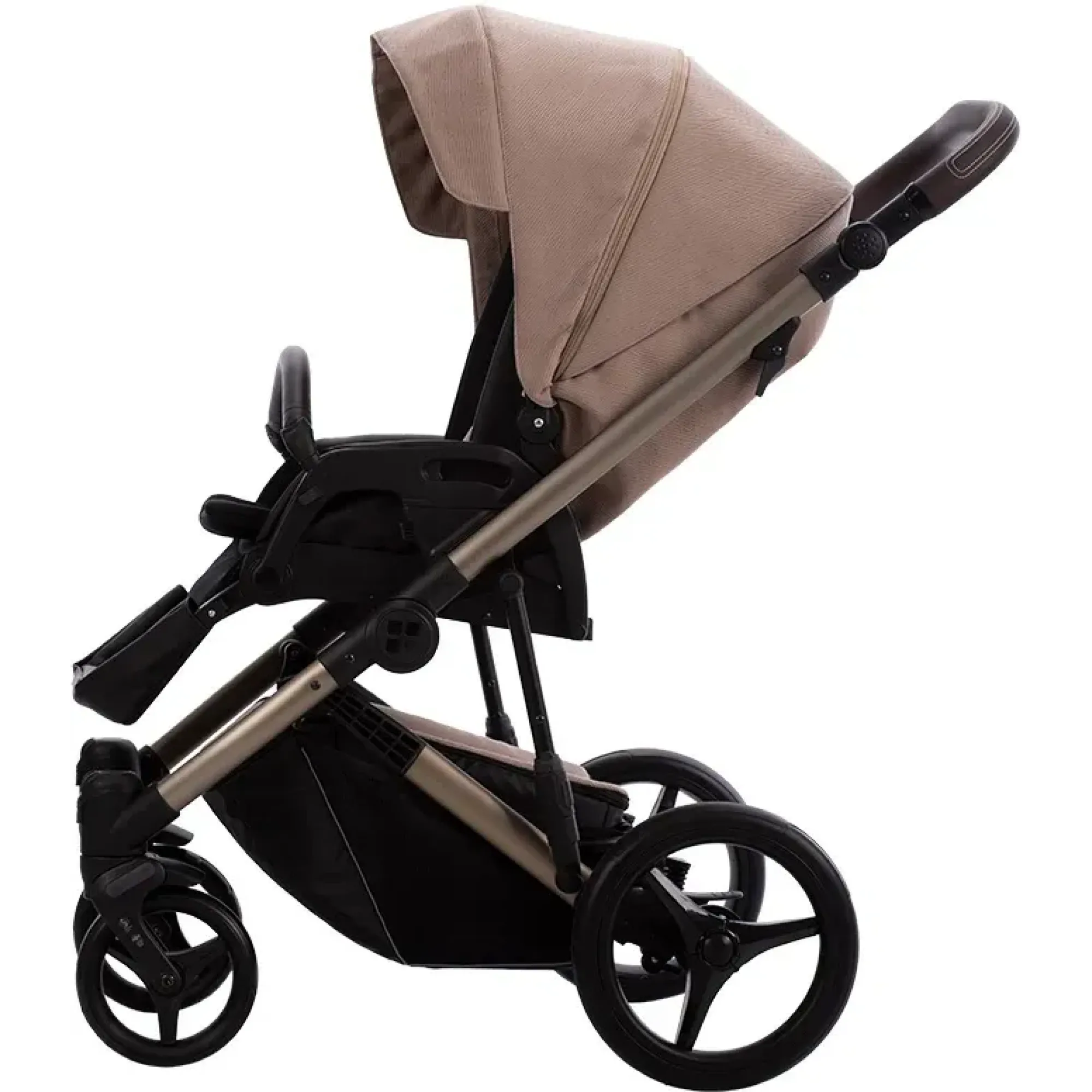 Коляска 2в1 Bebetto Loren Premium Class Sand 02