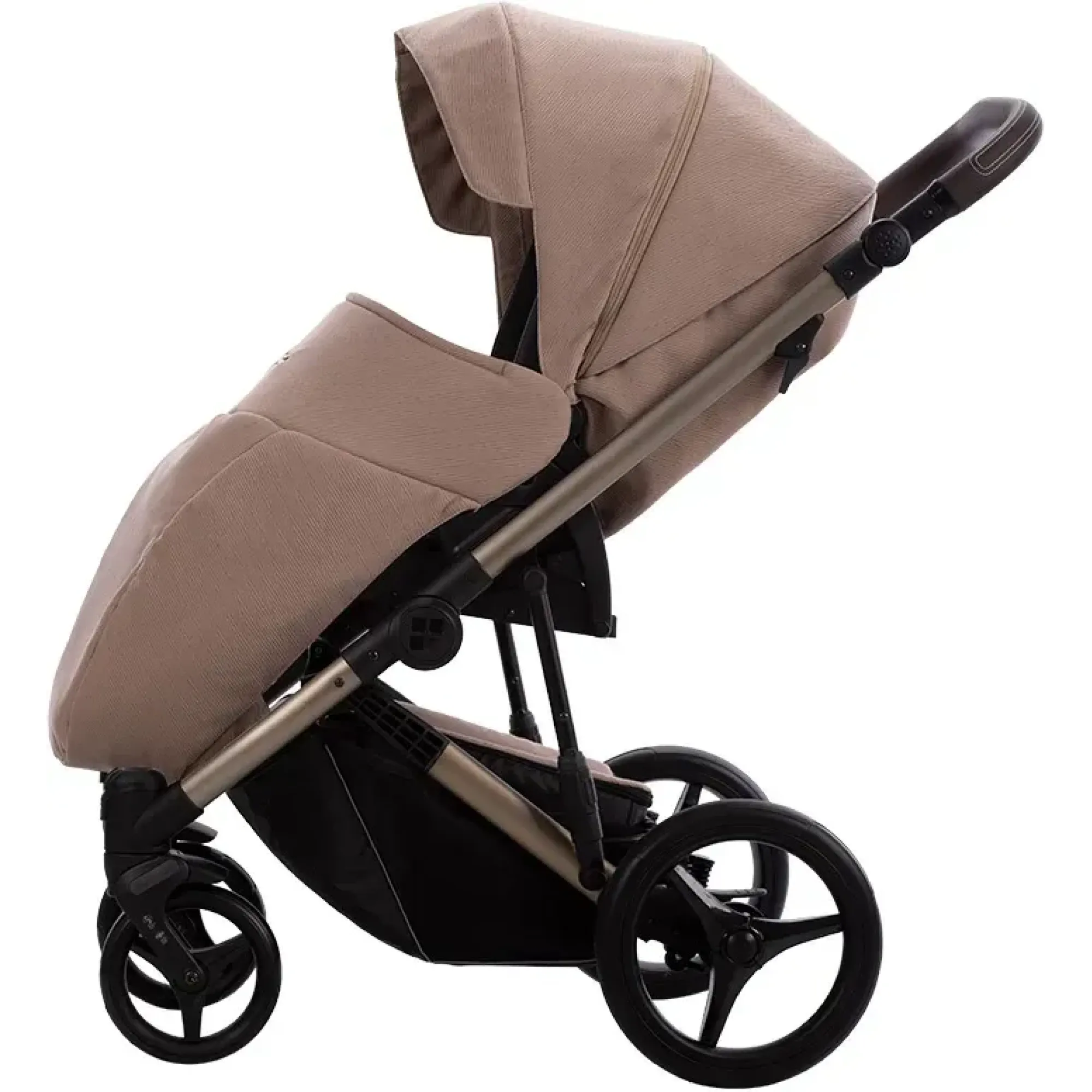Коляска 2в1 Bebetto Loren Premium Class Sand 02