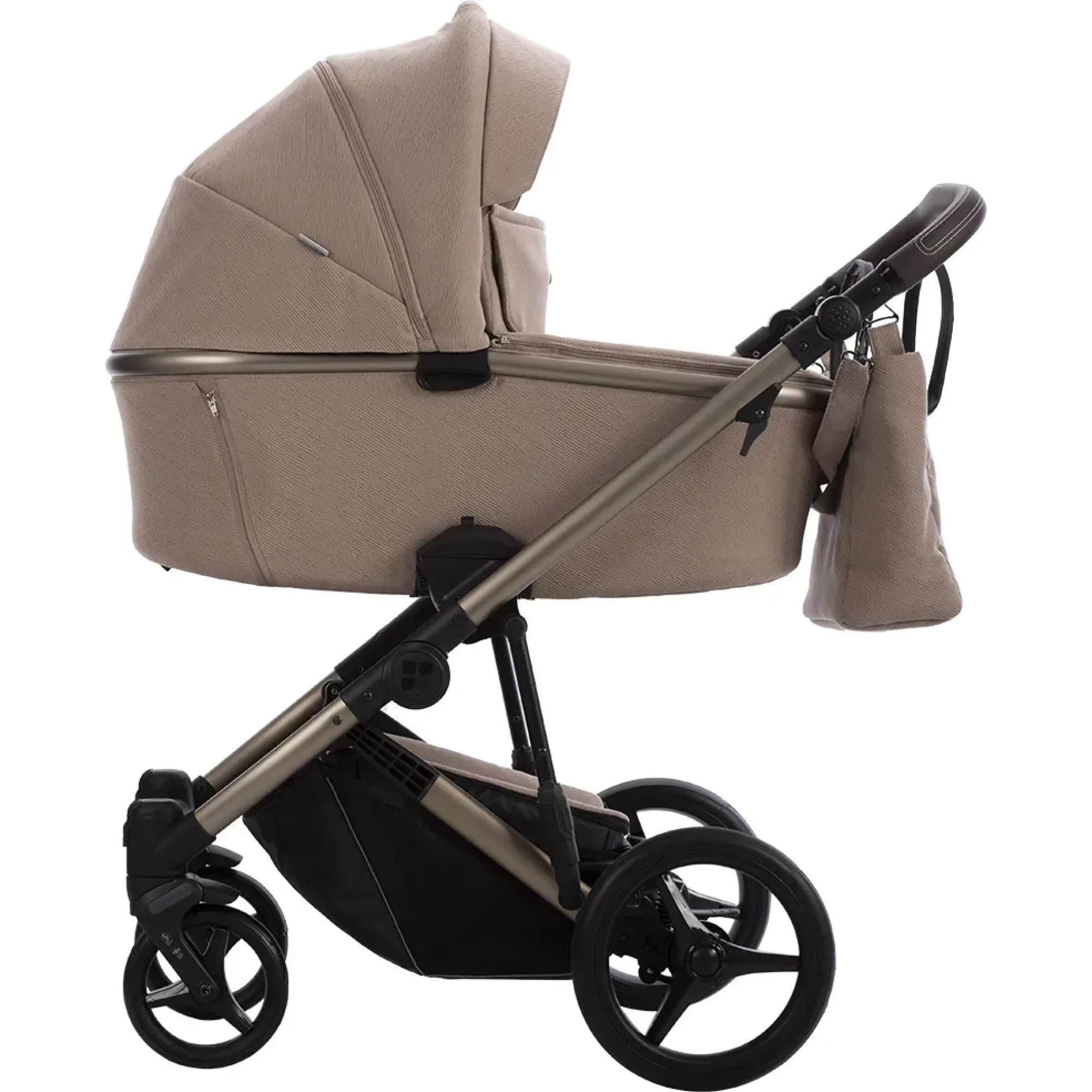 Коляска 2в1 Bebetto Loren Premium Class Sand 02