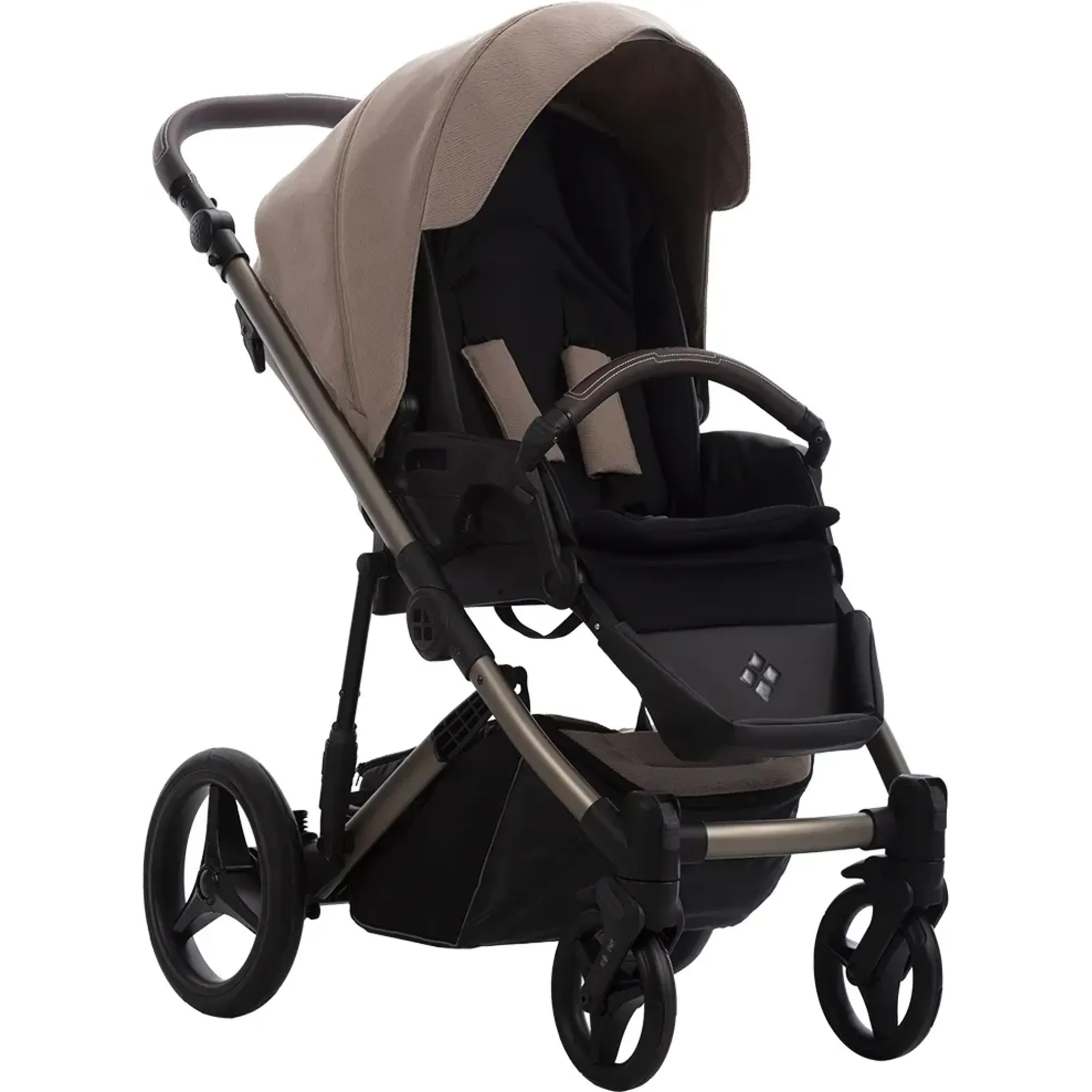 Коляска 2в1 Bebetto Loren Premium Class Sand 02