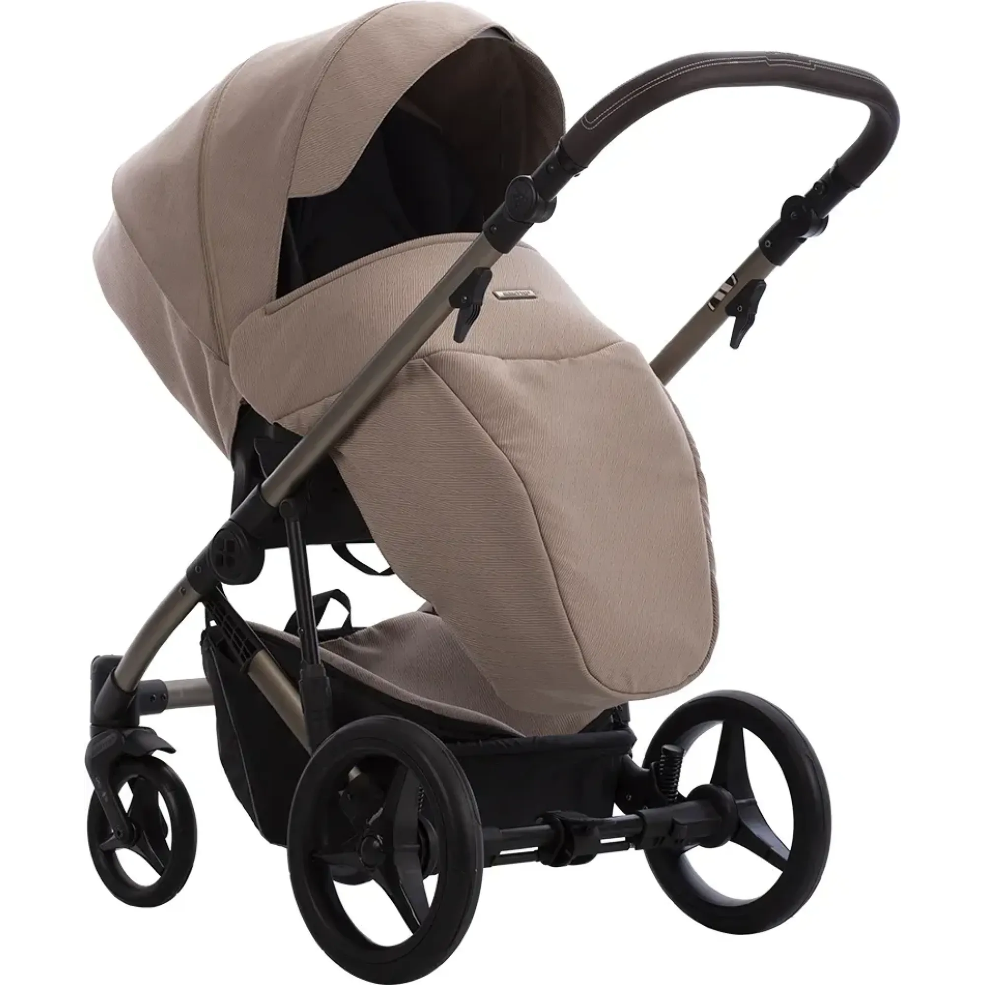 Коляска 2в1 Bebetto Loren Premium Class Sand 02